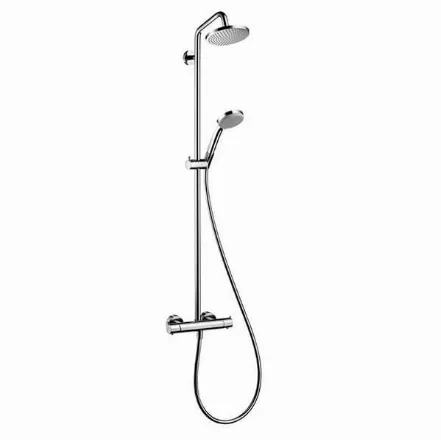 Душова система з термостатом для настінного монтажу Hansgrohe Croma Showerpipe 160 (27135000)